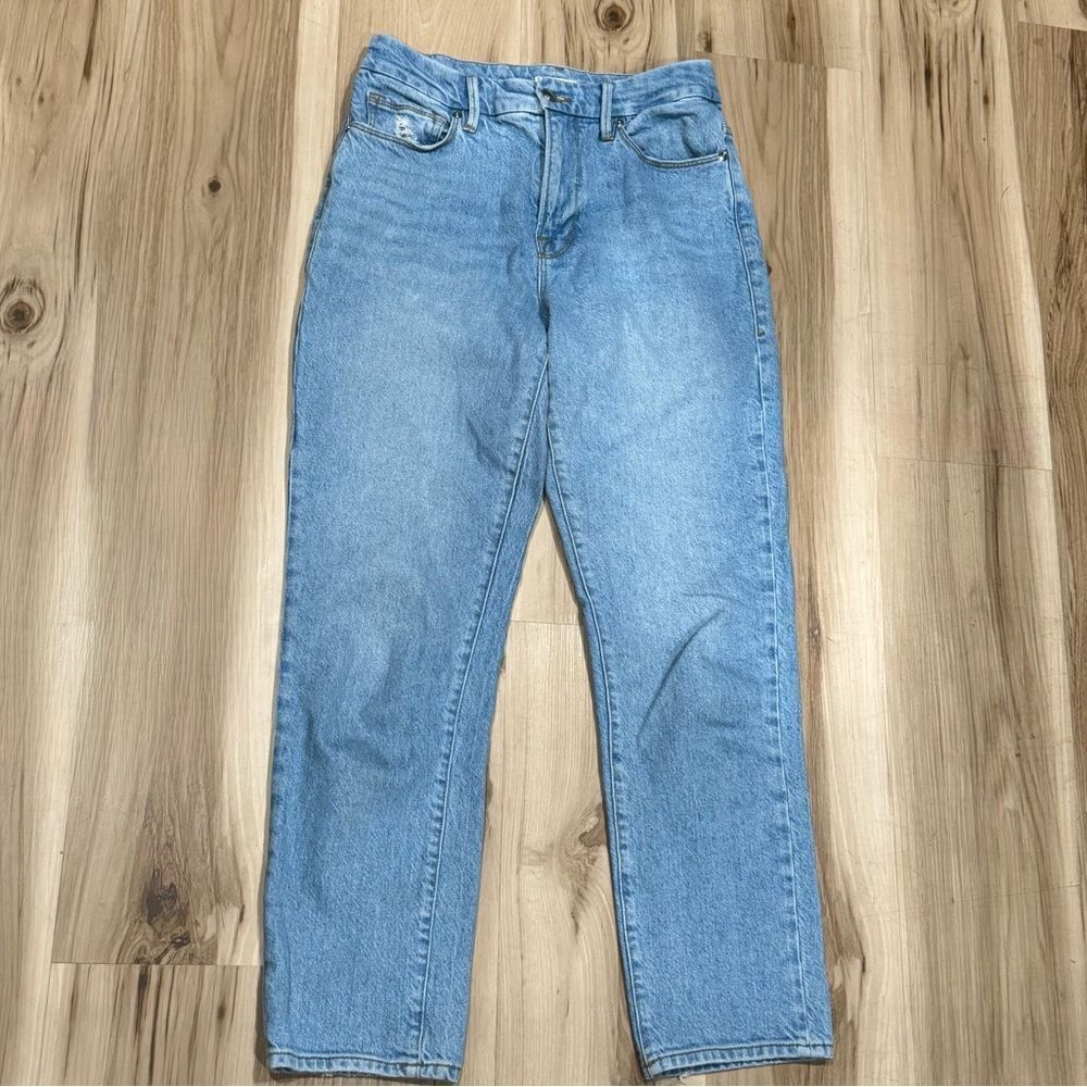Good American Good Classic Jeans BL508 Light Wash Women’s 4/27